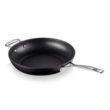 Le Creuset Toughened Non-Stick Deep Frying Pan With Helper Handle - 30cm - Potters Cookshop