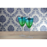 Artland Peacock 2 Piece Wine Glass Set - Potters Cookshop