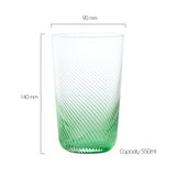 Anton Studios Design Swirl Hi Ball Glasses - Set of 4 - Potters Cookshop