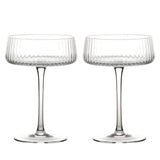 Anton Studio Designs 2-Piece Champagne Saucer Set - Empire
