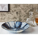 Anton Studio Designs Abstract Glass Round Bowl - 40cm - Potters Cookshop