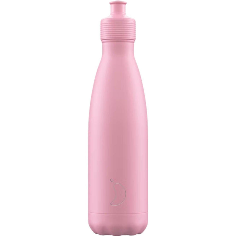 Chilly's 500ml Sports Drinks Bottle - Pastel Pink - Potters Cookshop
