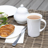 Maxwell & Williams Cashmere White Coupe Mug - 420ml - Potters Cookshop