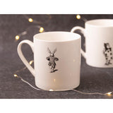 C000051 Victoria & Albert Alice in Wonderland White Rabbit Mug - Lifestyle