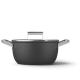 Smeg Cookware 4 Piece Non Stick Cookware Set - Black