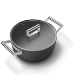 Smeg Cookware 4 Piece Non Stick Cookware Set - Black