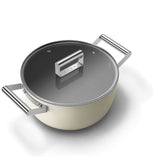 Smeg Cookware 4 Piece Non Stick Cookware Set - Cream