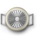 Smeg Cookware 24cm Non-Stick Casserole - Cream