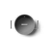 Smeg Cookware 26cm Non-Stick Casserole - Cream