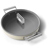 Smeg Cookware 4 Piece Non Stick Cookware Set - Cream