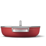 Smeg Cookware 4 Piece Non Stick Cookware Set - Red