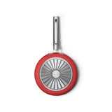 Smeg Cookware 24cm Non-Stick Frying Pan - Red