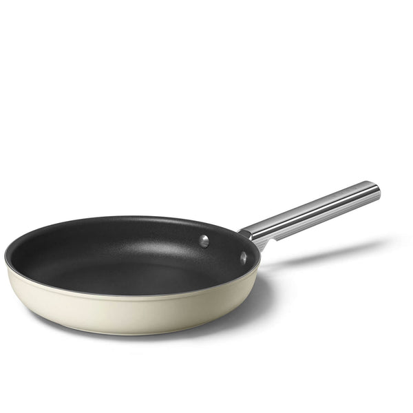 Smeg Cookware 26cm Non-Stick Frying Pan - Cream