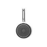 Smeg Cookware 20cm Non-Stick Saucepan with Lid - Black