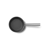 Smeg Cookware 20cm Non-Stick Saucepan with Lid - Black