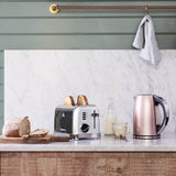 Cuisinart Style Collection Traditional Dome Kettle & 2 Slice Toaster Set - Frosted Pearl - Potters Cookshop