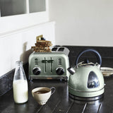 Cuisinart Style Collection Traditional Dome Kettle & 4 Slice Toaster Set - Pistachio - Potters Cookshop