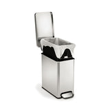 Simplehuman Profile Pedal Kitchen Bin - 10 Litre