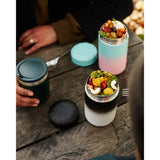 Chilly's 300ml Monochrome Food Pot - Black - Potters Cookshop