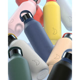 Chilly's Series 2 500ml Hydration Reusable Water Bottle & 34cl Coffee Cup Set - Peach Orange