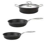 Circulon Style Hard Anodised Non-Stick Cookware Set - 3 Piece - Potters Cookshop