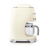 Smeg 50's Style Retro DCF02 Drip Filter Coffee Machine - Cream