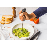 Dreamfarm Smood Press Flat Masher - Black - Potters Cookshop