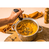 Dreamfarm Smood Press Flat Masher - Black - Potters Cookshop