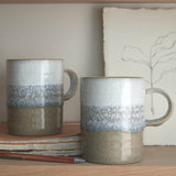Denby Kiln Stoneware Ridged 410ml Mug Set - 4 Piece