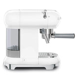 Smeg 50's Style Retro ECF02 Espresso Coffee Machine - White