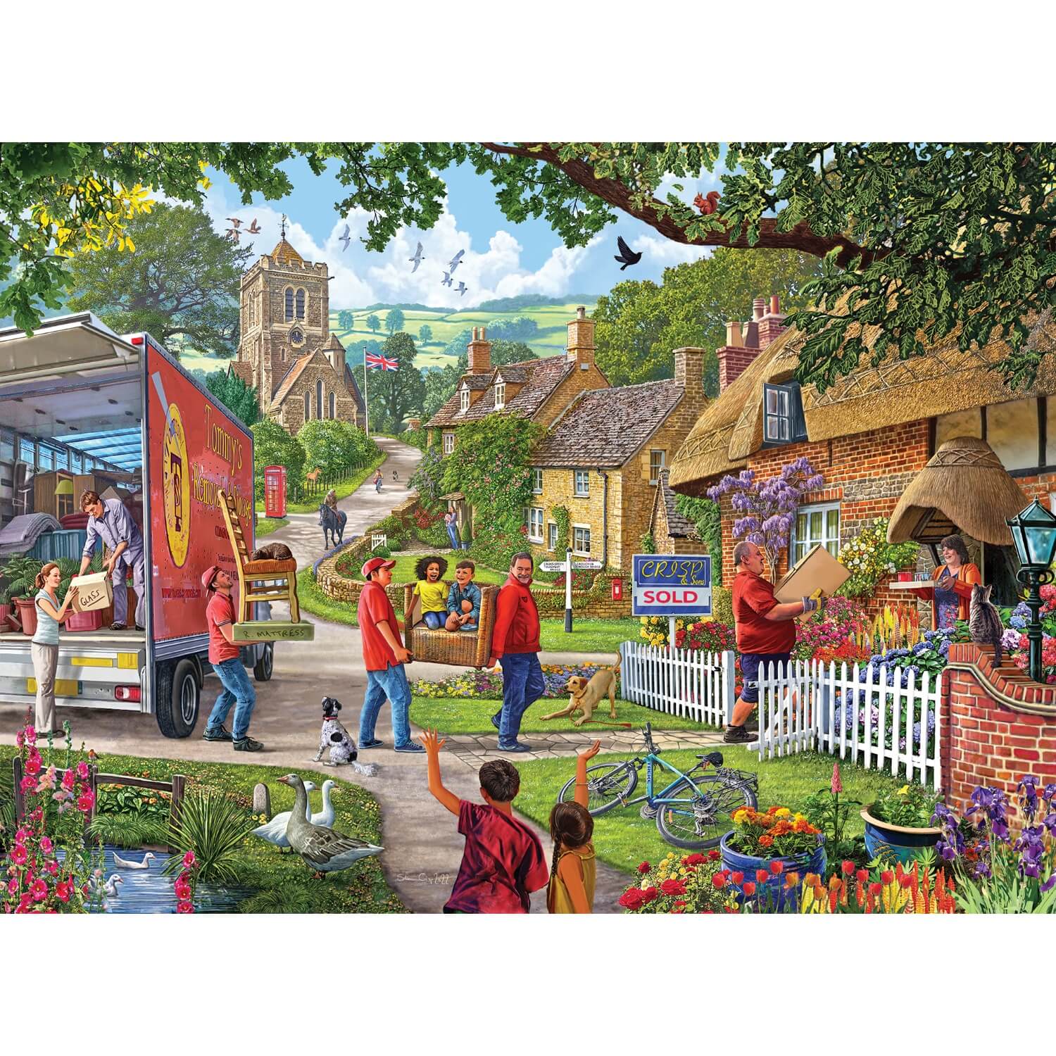 Buy Gibsons 500 Piece Jigsaw Puzzle Moving Day Potters