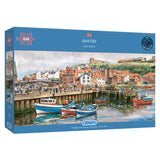Gibsons 636 Piece Jigsaw Puzzle - Whitby Harbour