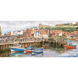 Gibsons 636 Piece Jigsaw Puzzle - Whitby Harbour
