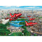 Gibsons 1000 Piece Jigsaw Puzzle - Reds Over London