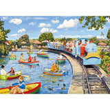 Gibsons 1000 Piece Jigsaw Puzzle - The Boating Lake