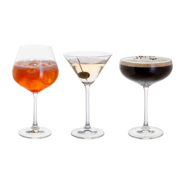 Dartington Cocktail Hour 3-Piece Glass Set