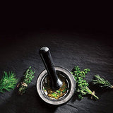 Cole & Mason Worcester Granite Pestle & Mortar - Black