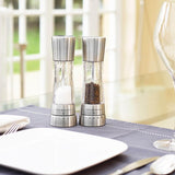 Cole & Mason Derwent Gourmet Precision Salt & Pepper Mill Set - Silver - Potters Cookshop
