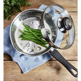 Judge Vista 5-Piece Stainless Steel Draining Saucepan Set