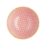 Kitchencraft Stoneware Bowl - Geometric Blue - Potters Cookshop