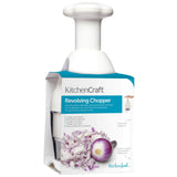 KitchenCraft Revolving Food Chopper - White - Potters Cookshop