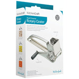 KitchenCraft Multi-Purpose 3 Drum Rotary Grater - Potters Cookshop
