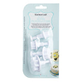 Sweetly Does It 4 Piece Fondant Plunger Cutter Set - Flower