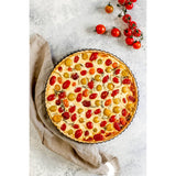 Masterclass Loose Base Round Fluted Quiche Tin - 23cm - Potters Cookshop