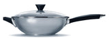 Ken Hom Performance Non-Stick Stainless Steel Wok - 32cm - Potters Cookshop