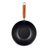 Ken Hom Classic Non Stick Carbon Steel Wok - 27cm - Potters Cookshop