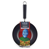 Ken Hom Excellence Non-Stick Carbon Steel Wok - 20cm - Potters Cookshop