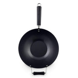Ken Hom Excellence Non-Stick Carbon Steel Wok - 31cm - Potters Cookshop