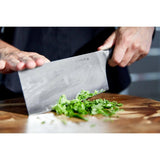 Ken Hom Stainless Steel Cleaver - 18cm - Potters Cookshop