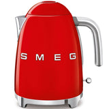 Smeg Jug Kettle & 4 Slice Toaster Set - Red
